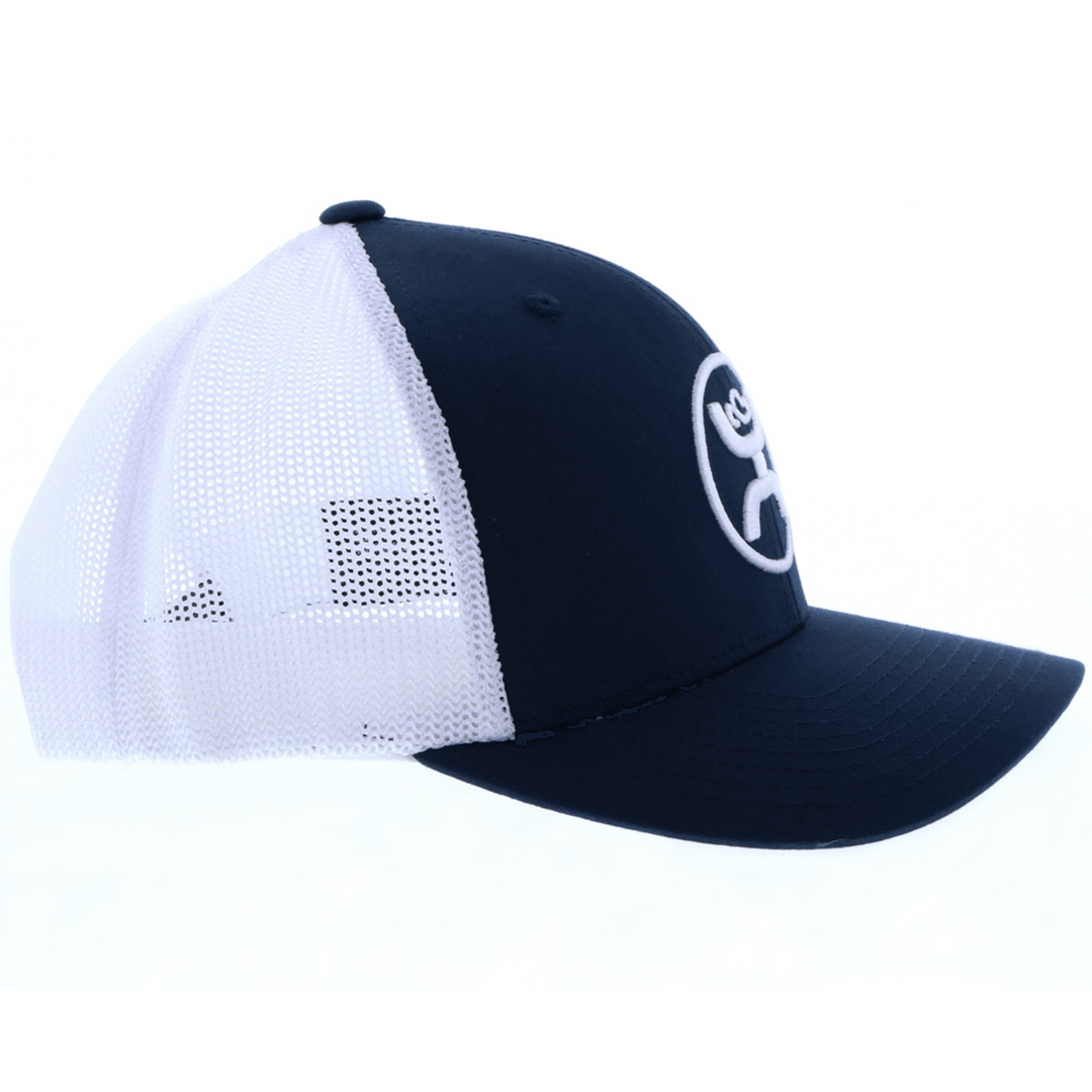 Hooey Navy and White O Classic Ball Cap
