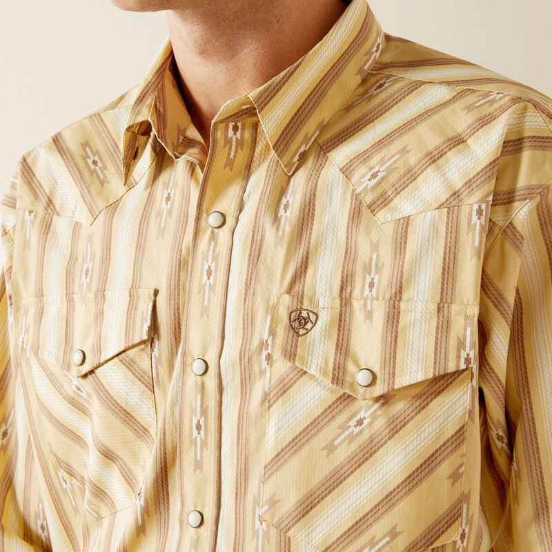 Ariat Men's Beige Tommy Classic Fit Shirt