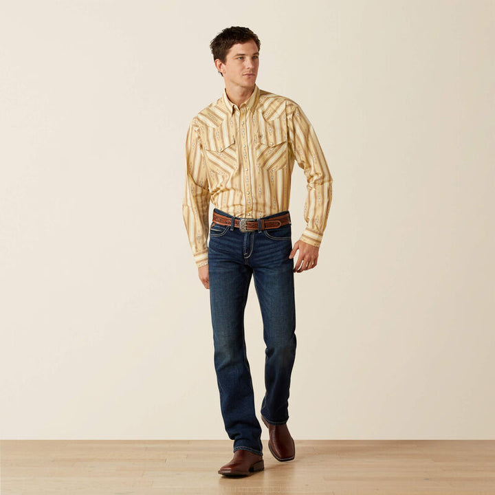 Ariat Men's Beige Tommy Classic Fit Shirt