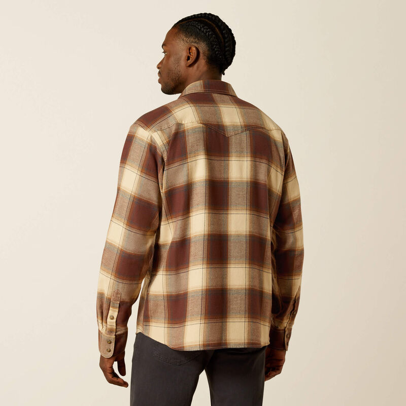 Ariat Men's Brown Hudson Retro Fit Shirt