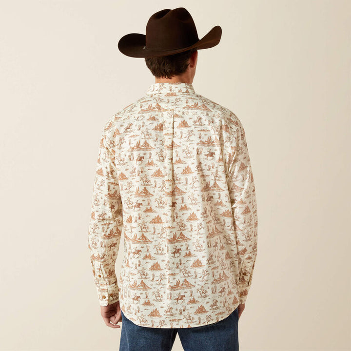 Ariat Men's Cream Saint Classic Fit Shirt