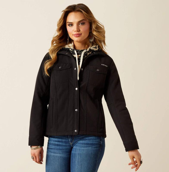 Ariat Women's Black Berber Back Softshell Jacket