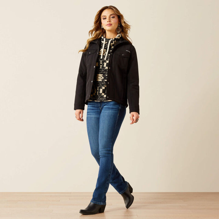 Ariat Women's Black Berber Back Softshell Jacket