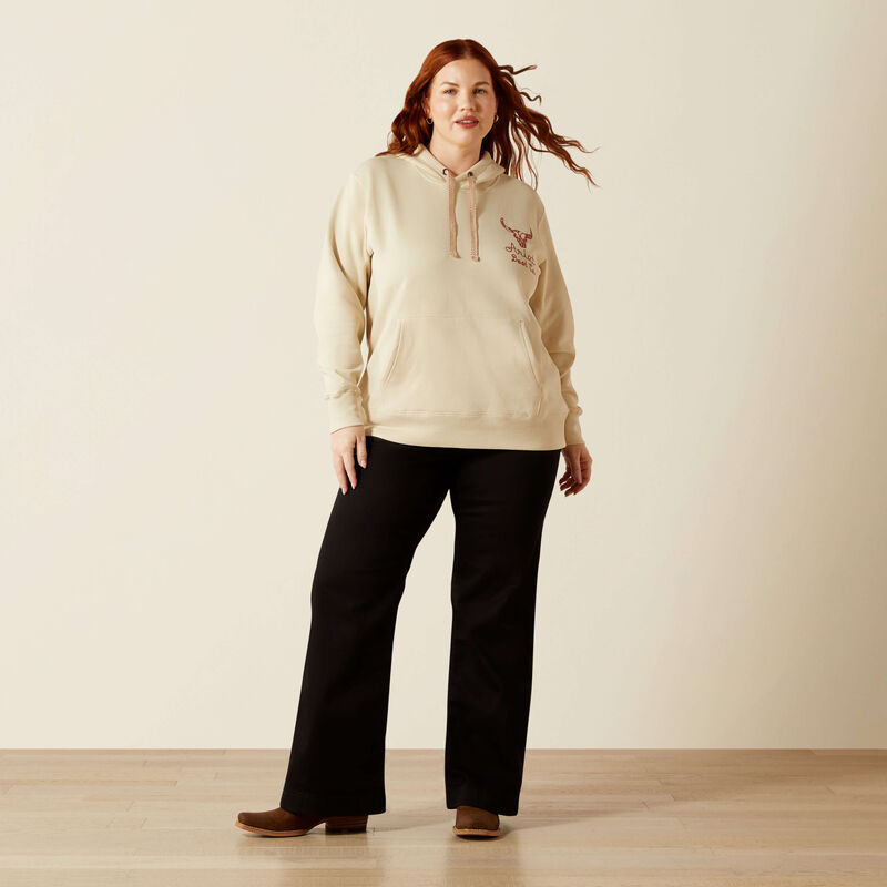 Ariat Women's Oyster Grey Stitch Hoodie