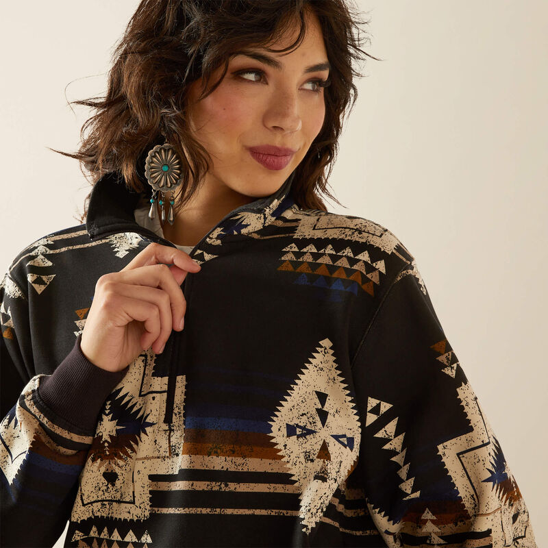 Ariat Women's Thornstone Print Sienna 1/2 Zip Sweatshirt