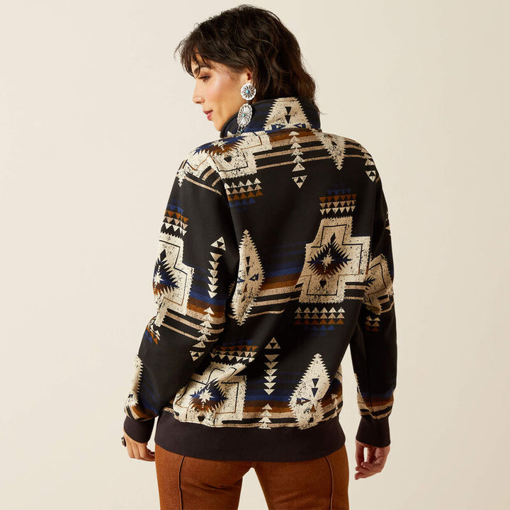 Ariat Women's Thornstone Print Sienna 1/2 Zip Sweatshirt