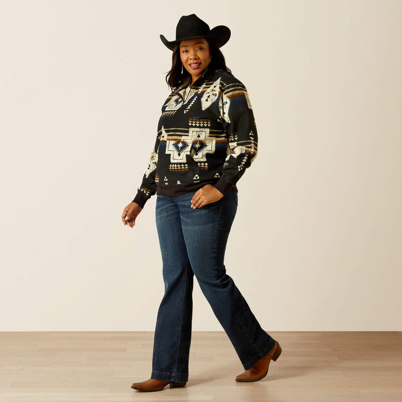 Ariat Women's Thornstone Print Sienna 1/2 Zip Sweatshirt