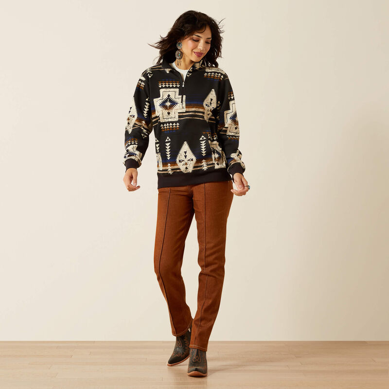 Ariat Women's Thornstone Print Sienna 1/2 Zip Sweatshirt