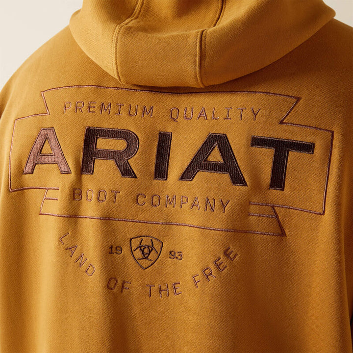 Ariat Men's Bone Brown Southwest Simple Buckle Hoodie