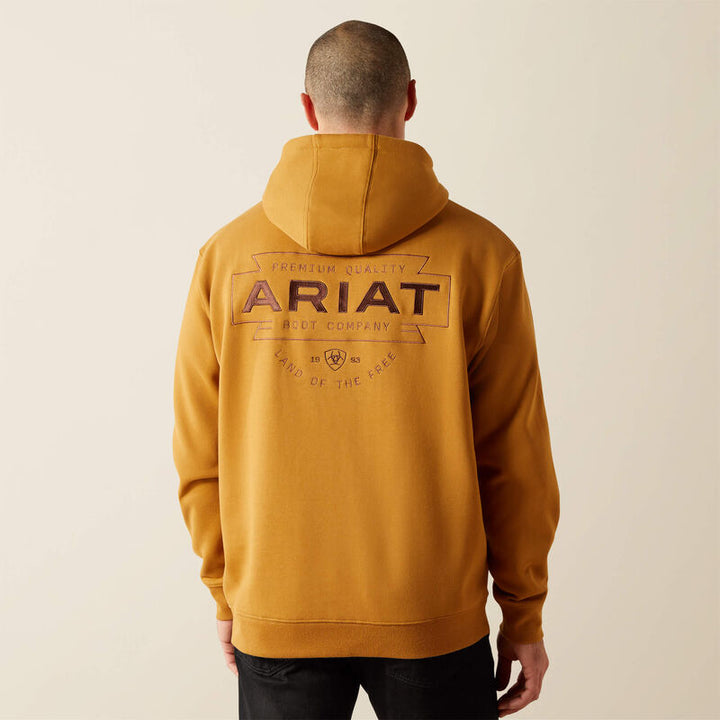 Ariat Men's Bone Brown Southwest Simple Buckle Hoodie