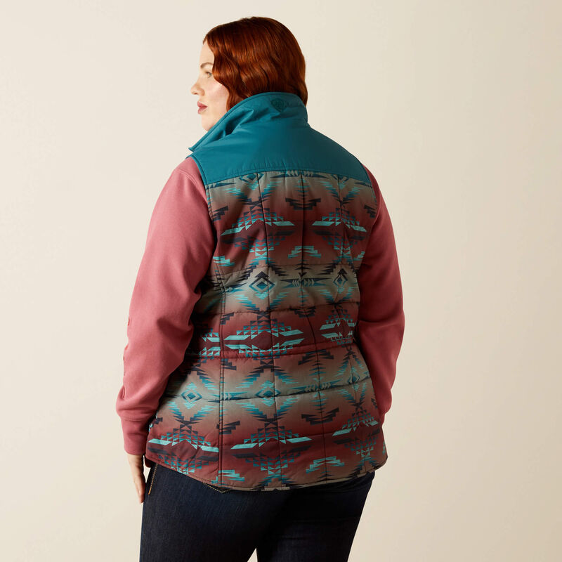 Ariat Women's Dragonfly Inez Blanket Print REAL Crius Vest