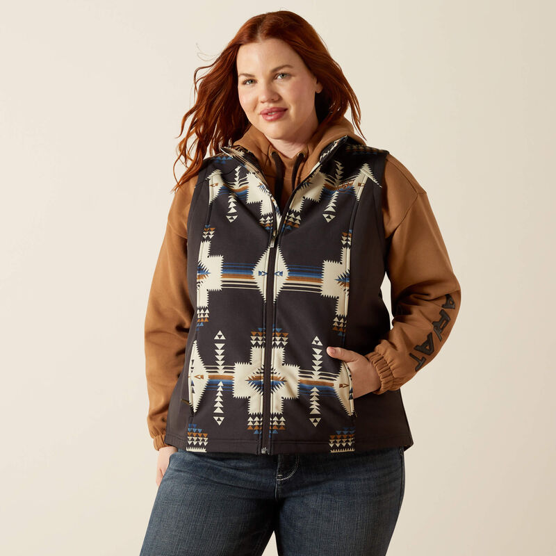 Ariat Women's Thornstone Print Logo Softshell Vest