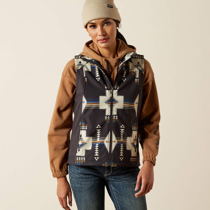 Ariat Women's Thornstone Print Logo Softshell Vest