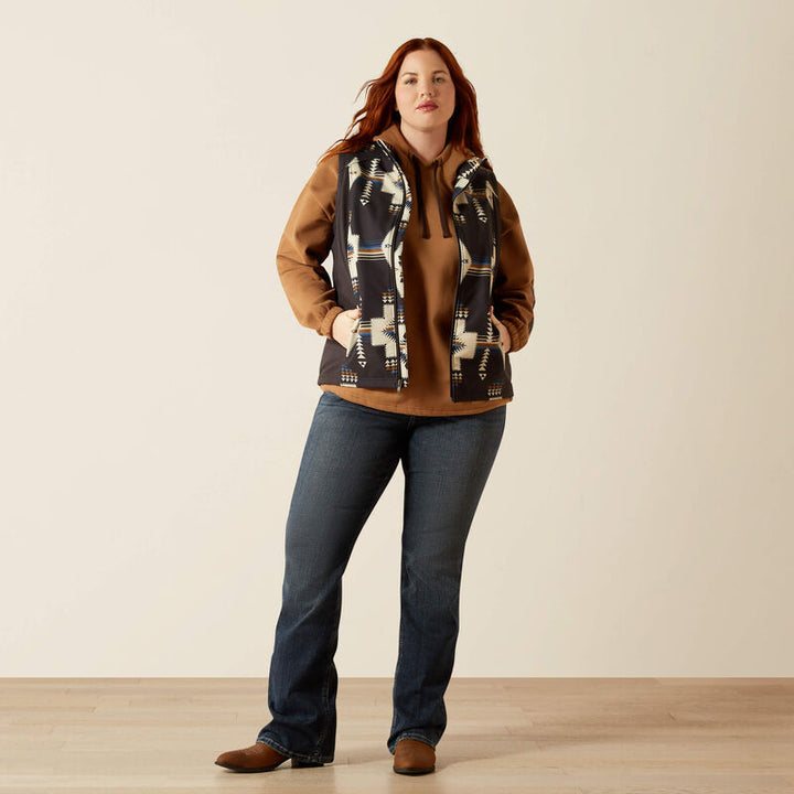 Ariat Women's Thornstone Print Logo Softshell Vest