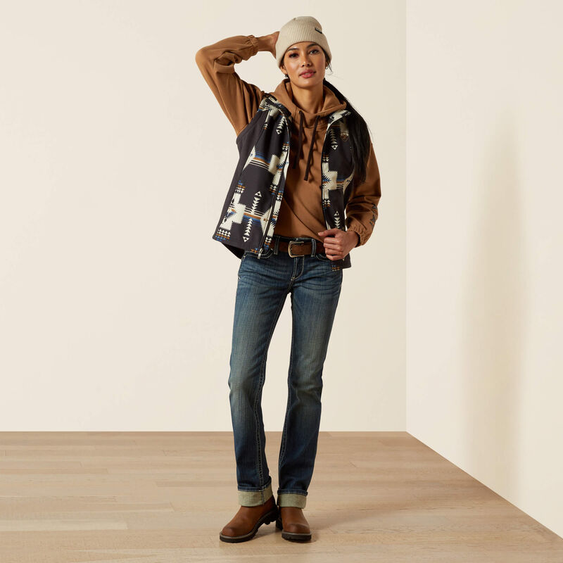 Ariat Women's Thornstone Print Logo Softshell Vest