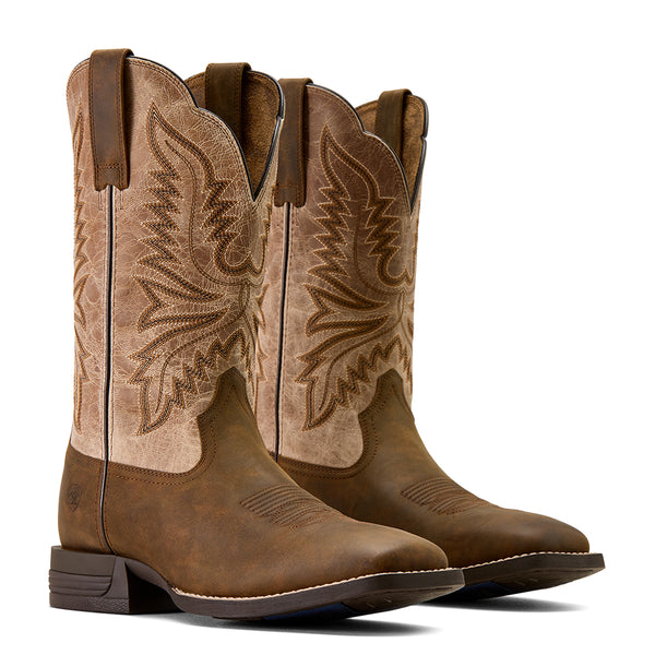 Ariat Men's Aged Tan Brush Creek Cowboy Boot