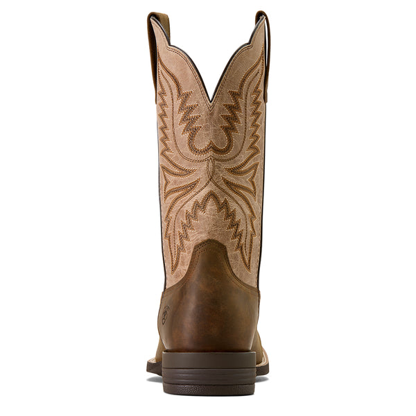 Ariat Men's Aged Tan Brush Creek Cowboy Boot