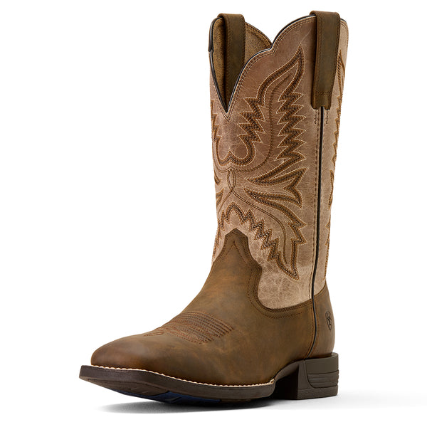 Ariat Men's Aged Tan Brush Creek Cowboy Boot