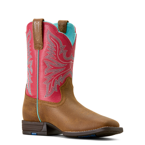 Ariat Kid's Wicker and Hot Pink Westwood Western Boot