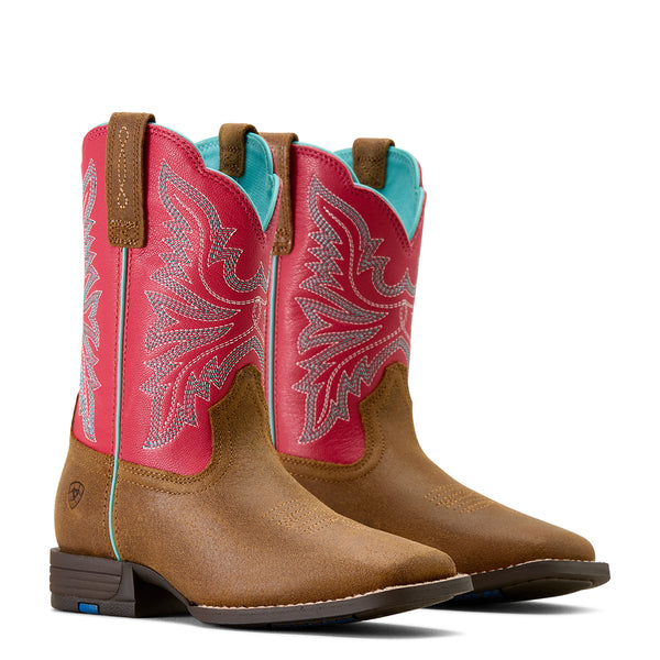 Ariat Kid's Wicker and Hot Pink Westwood Western Boot