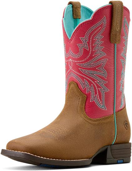 Ariat Kid's Wicker and Hot Pink Westwood Western Boot