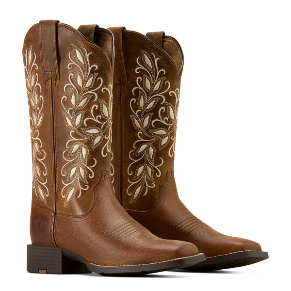 Ariat Women's Pearl Round Up Holly Western Boot