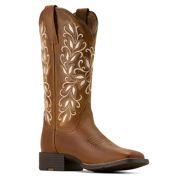 Ariat Women's Pearl Round Up Holly Western Boot