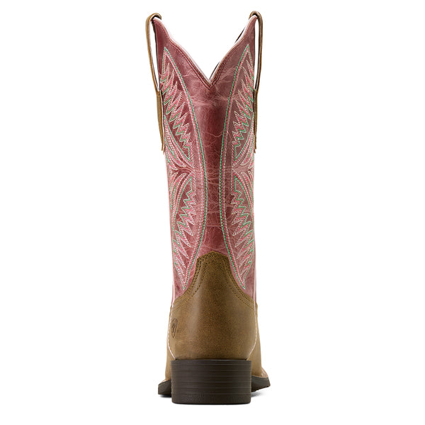 Ariat Women's Dusty Rose Round Up Ruidoso Western Boot