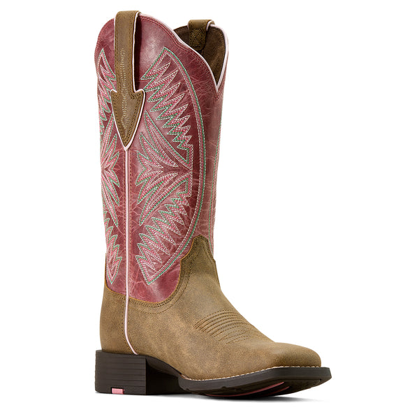 Ariat Women's Dusty Rose Round Up Ruidoso Western Boot