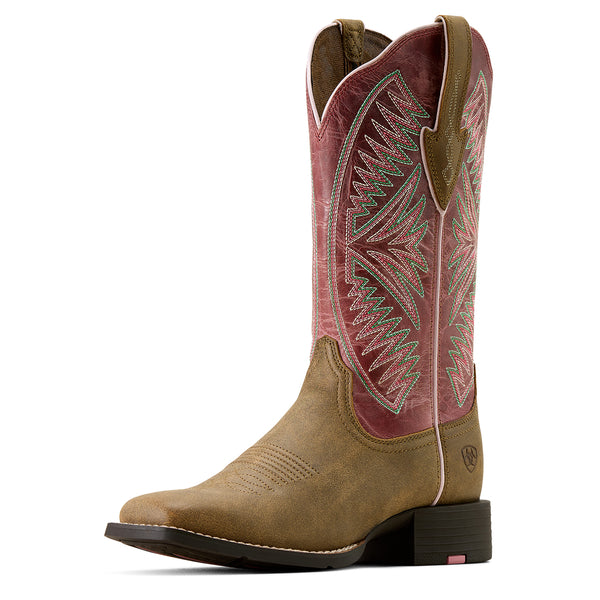 Ariat Women's Dusty Rose Round Up Ruidoso Western Boot