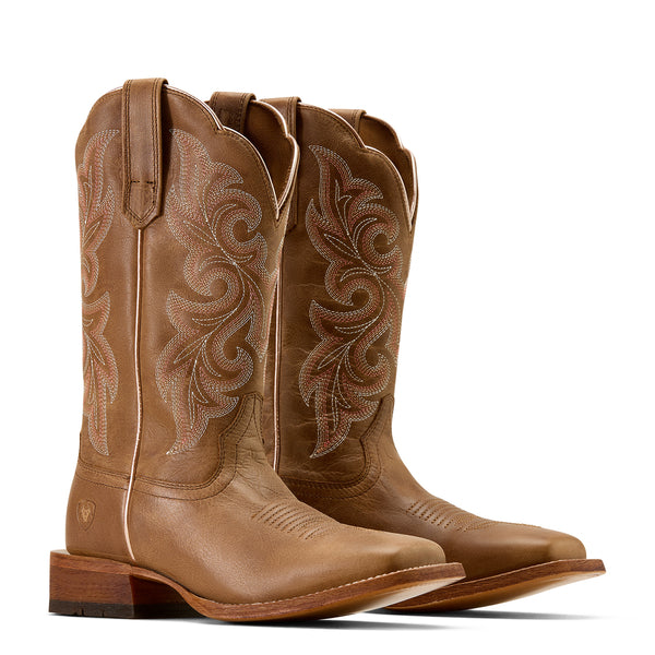 Ariat Women's Natural Tan County Lane Western Boot