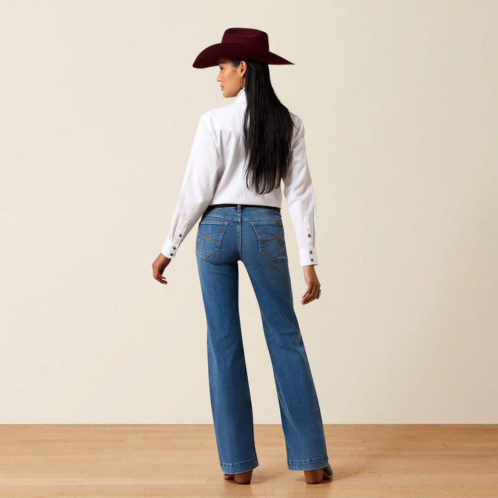 Ariat Women's Sky Valley Perfect Rise Revel Vilma Ultra Stretch Trouser Jean