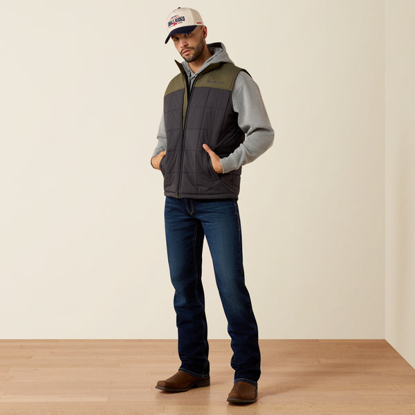 Ariat Men's Phantom and Grape Leaf Crius Insulated Vest