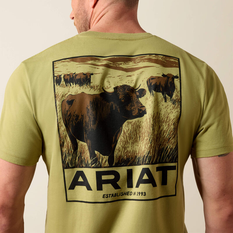 Ariat Men's Tent Green Grazers T-Shirt