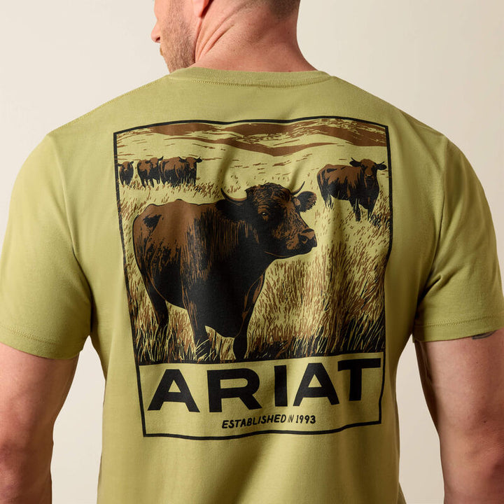 Ariat Men's Tent Green Grazers T-Shirt