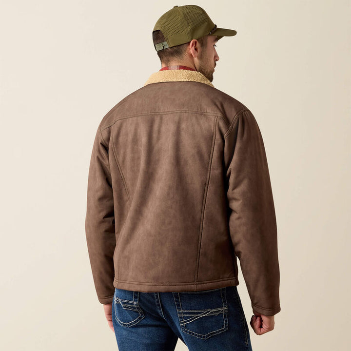 Ariat Men's Wren Faux Leather Vernon Sherpa 2.0 Jacket