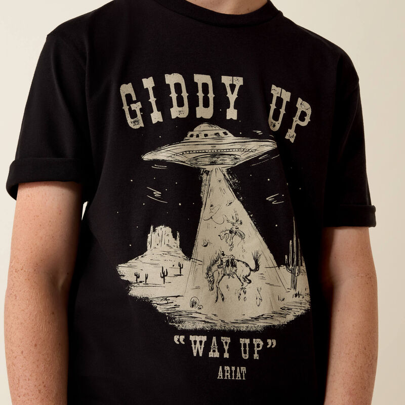 Ariat Boy's Black Cowboy Way Up T-Shirt