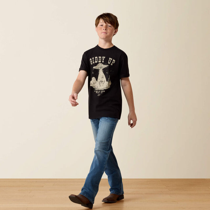 Ariat Boy's Black Cowboy Way Up T-Shirt