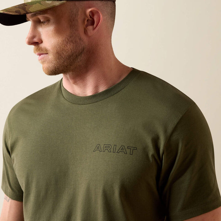 Ariat Men's Grape Leaf Rust Serape Shield T-Shirt