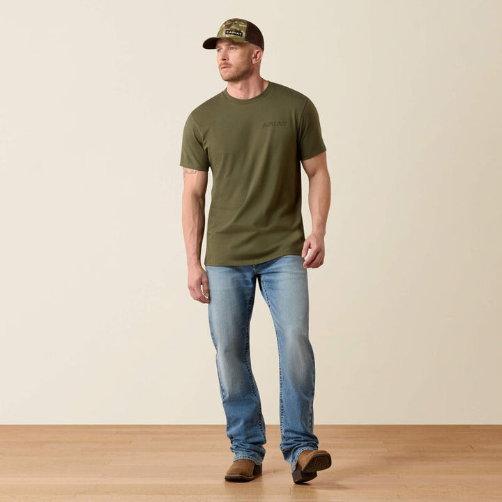 Ariat Men's Grape Leaf Rust Serape Shield T-Shirt