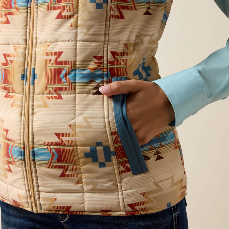 Ariat Women's Sonoma Southwest Print Crius Insulated Vest