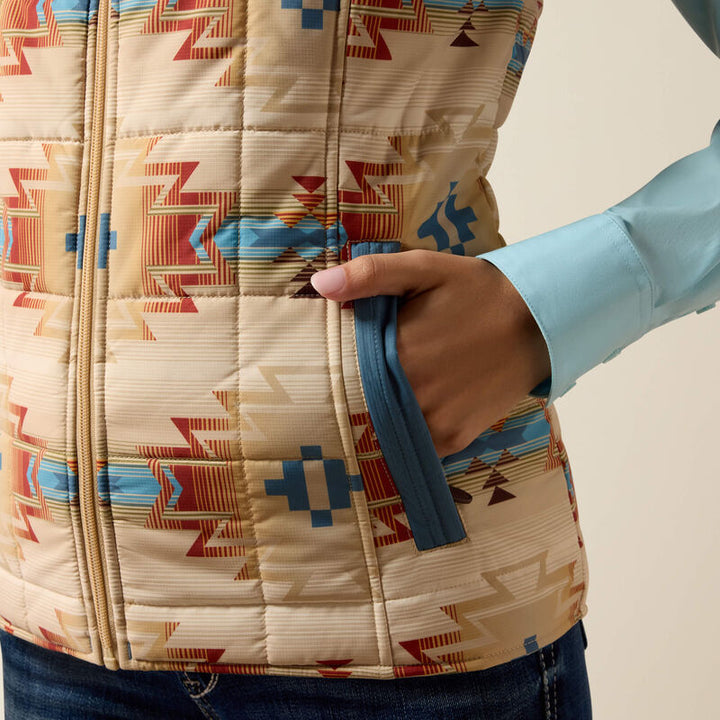 Ariat Women's Sonoma Southwest Print Crius Insulated Vest