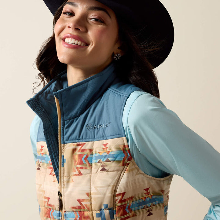 Ariat Women's Sonoma Southwest Print Crius Insulated Vest