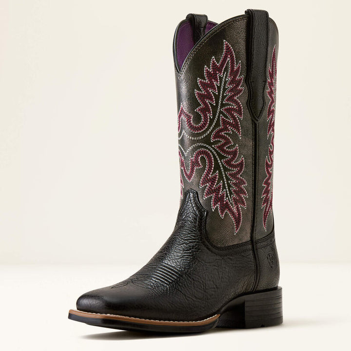 Ariat Women's Metallic Charcoal Canyon Point Western Boot