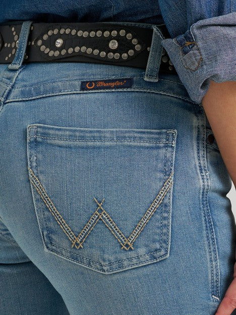 Wrangler Women's Light Wash Willow Ultimate Riding Jean