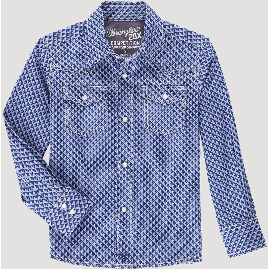 Wrangler Boy's 20X Advanced Comfort Snap Shirt