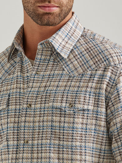 Wrangler Men's Retro Premium Modern Fit Snap Shirt