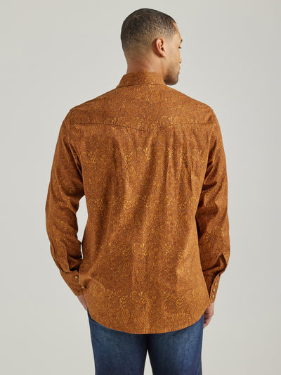 Wrangler Men's Coconut Cowboy Long Sleeve Shirt