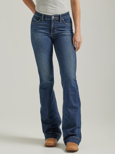 Wrangler Women's Ellery Willow Trouser Ultimate Riding Jean
