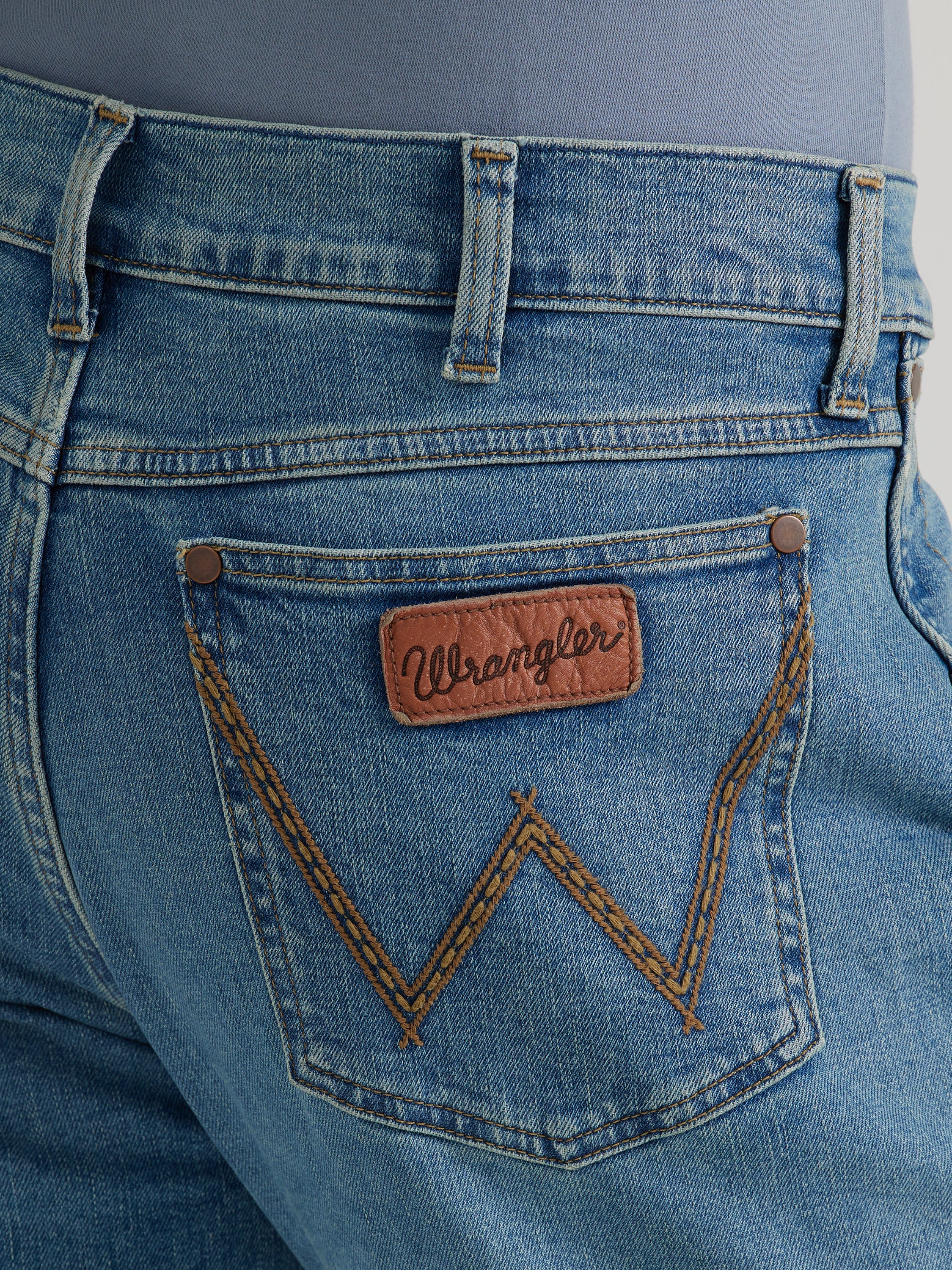 Wrangler Men's Flintlock Retro Slim Bootcut Jean – West 20 Saddle Co.